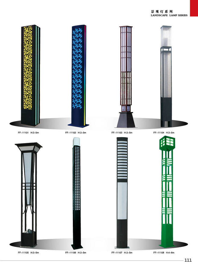 LED方形景觀燈 戶外現代亮化新選擇，圖案可定制