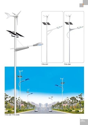 高郵市富華照明器材廠 專業(yè)供應(yīng)250W LED太陽能道路照明燈及景觀庭院燈